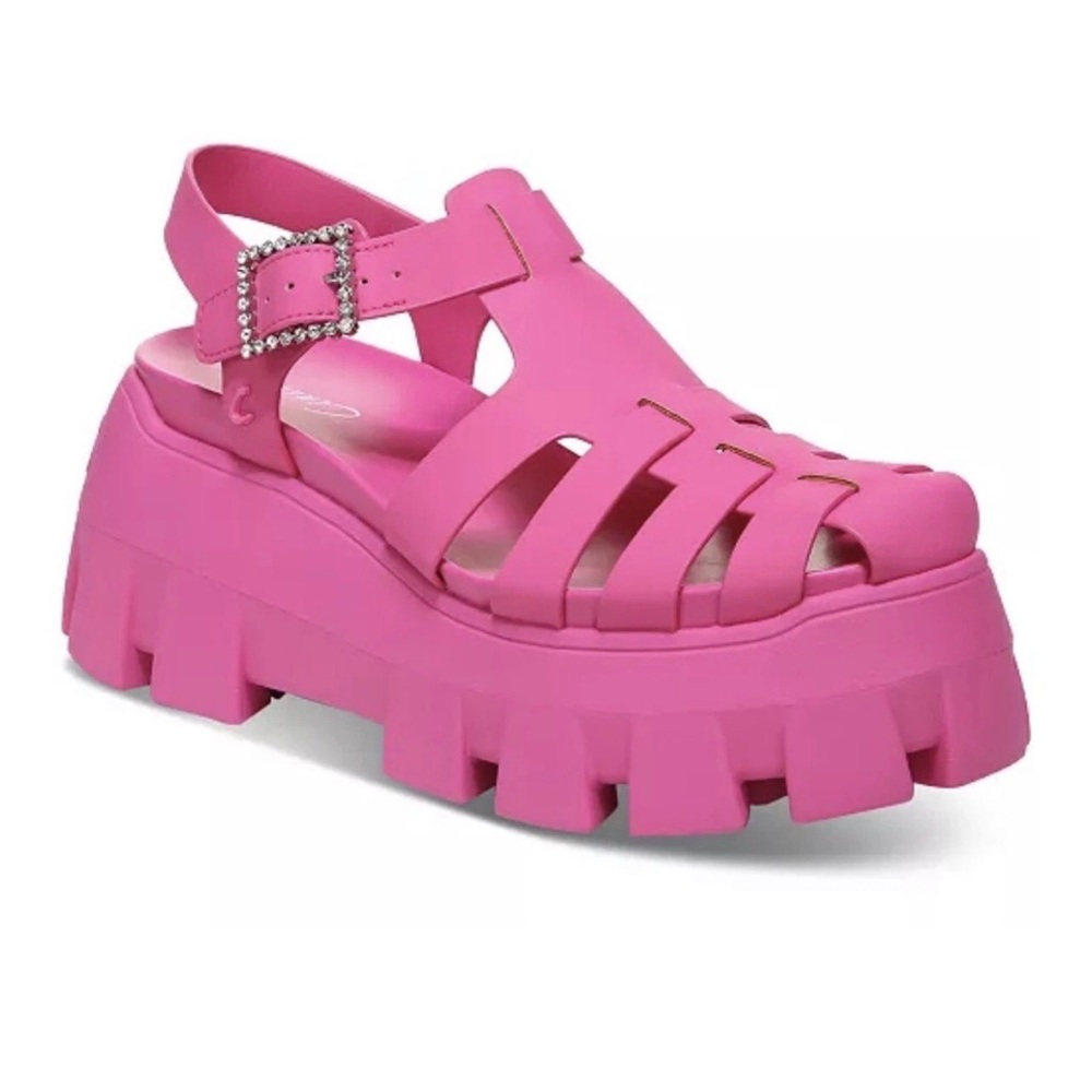 Free People Circus NY Alyson Sandals Barbie Pink Platform, 8 1/2
